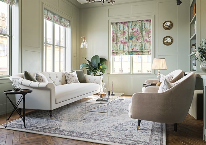 Silver Birch, Jewel - Twist&Fit Roman Blind - Image 7